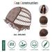 Testar Dark Brown Long Wavy Wigs for Women - Natural-Looking Synthetic Curly Ponytail Wig for Daily & Party Use - Buy Online on GoSupps.com