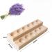 Mknzome Essential Oil Display Stand - 11 Holes Aromatherapy Organizer for Oils Nail Polish & Lipstick - Multifunctional Wooden Holder Gift - Buy Online on GoSupps.com