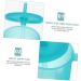 5pcs Elderly Feeding Mug Set | Leak-proof Nursing Straw Cups | Bedridden & Disabled Care | Spillproof Training Tumbler | Exclusive Bluex5pcs - Buy Online on GoSupps.com