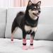 Expawlorian Non-Slip Dog Socks - Soft & Breathable Paw Protection for All Dogs | Adjustable Straps & Traction Control | Pink XS (4 Count) - Buy Online on GoSupps.com