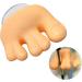 Alomejor Funny Toe Shape Toothbrush Holder with Suction Cup - Multifunctional Foot Shape Cable & Pen Stand for Organized Spaces - Buy Online on GoSupps.com