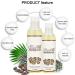 Huile de Ricin Peau Hydratante Blanchissant Corps Relaxation Massage Huile Essentielle 4 Pi ces X 100 Ml Hydratant claircissant Raffermissant Soin de la Peau Revitalisant - Buy Online on GoSupps.com