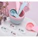 Minkissy Face Mask Stirring Bowl Set | DIY Facial Mask Tool Kit with Silicone Brush & Spoon | Ideal for Women & Girls - Buy Online on GoSupps.com