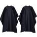 2 Pack Professional Barber Cape Waterproof Salon Styling Cape with Adjustable Snap Closure for Hair Cutting 59" x 51" Black 2 Count (Pack of 1)