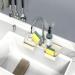 GAOSHA Kitchen Sink Splash Guards Drying Rack and Soap Holder Kitchen Sink Supply Faucet Splash Mats Bathroom Light Gray - Buy Online on GoSupps.com