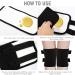 Qtynudy 2pcs Castor Oil Joint Pack | Essential Oil Leg Care | Reusable & Black | International Shipping Available - Buy Online on GoSupps.com