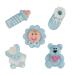 G nthart 16 Sugar Figures for Baptism & Baby Shower - Blue Sprinkles - Perfect Decoration for Celebrations - Buy Online on GoSupps.com