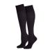 Safersox premium comfort compression stockings in class 1 for women and men - in great colors - for days of wear without washing!(42/43 black)