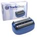 Trade-Shop Shaving head compatible with Braun CoolTec CT4S CT5CC CT6CC Type 5676 electric shaver - shaving head cassette black/blue