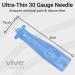 Vive Easy-Twist Lancets for Diabetes - 300 Count 30 Gauge Single Use Finger Pricker for Glucose Monitoring - Safe & Disposable Testing Needles - Buy Online on GoSupps.com