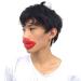 Big Lips Prank Toy - Latex Red Sausage Mouth | Red Lips Prank Stuff Cosplay Accessories Funny Face Cover Gag Accessories For Cosplay & April Fools | Thick Vinyl Lip P - Buy Online on GoSupps.com