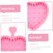 SOESFOUFU Makeup Brush Cleaning Pad Beauty Brush Cleaning Bowl Brush Cleaning Mat Silicone Dryer Cleaner Makeup Gadgets Makeup Cleaning Mat Brush Cleaners Guangdong Silica Gel Make up 12x9cm Pink - Buy Online on GoSupps.com