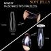 UNA GELLA Extra Long Coffin Nails Tips - 216pcs XXL Full Cover Press On Nails for Nail Extension DIY - Clear False Acrylic Nails with Case - Buy Online on GoSupps.com