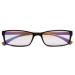 CessBlu Blue Light Filter Glasses Women Fashion Computer Readers Reading Eyeglasses Men Black-brown 1.5 x