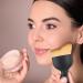 Angled Flat Face Brush Foundation Brush Contour Brush Blush Brush with Dust Cap - 1 Count (no cover) - Buy Online on GoSupps.com