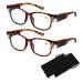 Reading Glasses with Lights Bright LED Readers with Light Magnifying Glasses Blue Light Blocking Reading Glasses with LED Lights Eyeglasses Lighted Magnifier Nighttime Lighted Reading Glasses+350