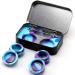 XIFEI Portable Stainless Steel Tin Box with Silicone Containers and Spoons (5 Colors) - 2-5ml Non-Stick Storage Wax Carrying Case - Buy Online on GoSupps.com