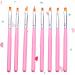 Healeved 3 Sets Nail Art Tool Uv Gel Nail Brush Cleaning Gel Nail Painting Pen Nail Art Brush Nail Art Supplies Builder Gel for Nails Nail Art Tips Builder Nail Gel Pink Manicure Flower Pen - Buy Online on GoSupps.com