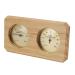 Wooden 2-in-1 Sauna Thermometer & Hygrometer | Accurate Humidity & Temperature Control for Optimal Sauna Experience - Buy Online on GoSupps.com