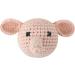 Eco-Friendly Mini Knitted Elephant Pacifier Chain - Soft Cotton PVC-Free Baby Clip & DIY Crochet Beads Decoration for Newborns - Buy Online on GoSupps.com