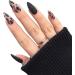 24 Pieces Fashionable Moon Star Pattern Fake Nail Tips Halloween Style Ballerina Removable Fake Nails Manicure Tools (Color : 07) - Buy Online on GoSupps.com