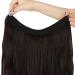 Dark Brown Halo Hair Extension: Wavy Curly Synthetic Hairpiece 20 Inch - Heat Friendly Fiber - No Clip Headband for Women - OMGREAT - Buy Online on GoSupps.com