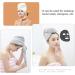 Chillyfar Microfiber Towel Set - Quick Drying Super Absorbent Hair Towels for Women & Girls (2 Pack: Beige & Dark Gray) - Perfect for Long Curly Thick Hair - Buy Online on GoSupps.com