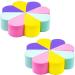 16Pcs Petal Shape Makeup Sponges Set - Reusable Beauty Blenders for Cream & Concealer - Buy Online on GoSupps.com