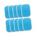 Homsfou replacement gelpads for abdominal stimulators 30 pieces of leaf gel pads for abdominal stimulators Gelpads for belly toner replacement gelpads jelly fitness sticker fitness devices hydrogel stickers