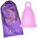 Me Luna Menstrual Cup Soft Ring Pink Size S