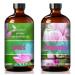 Magnolia Essential Oil 16 Fl Oz and Lotus Essential Oil 16 Fl Oz - Magnolia & Lotus Oil for Diffuser Aromatherapy Home Fragrance Skin & Hair Care DIY Candle & Soap Making Yoga