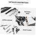 minkissy Hair Cutting Technician in Hairdressing Overalls Salon Work Clothes Barber Mens Jacket Stylist Smock Blazer Jackets for Men Hairdresser Clothing Fiber White Modeling Protector Miss 84x60cm - Buy Online on GoSupps.com