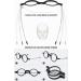 Lanomi Mini Reading Glasses - Blue Light Filter Compact & Foldable Aid for Men & Women - Small Glasses with Black Pocket Etui (2.0x) - Buy Online on GoSupps.com