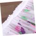Healeved 10pcs Thicken Plastic Shower Cap Set - Waterproof Bathing Hat for Miss Swimming - Shower Bath Hat - Buy Online on GoSupps.com