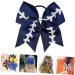 minkissy Kids Baseball Girls Softball Baseball for Kids Barrettes for Girls Softball Scrunchies Softball Bows for Team Bow Scrunchies Cheerleader Bows for Girls Child Ribbon Hair - Buy Online on GoSupps.com