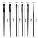 Acavado 6-Piece Angled Eyeliner Brush Set | Ultra Fine Makeup Brushes for Eyeliner, Eyebrows, and Eye Shadow Beauty Cosmetic Tools for Women and Girls - Buy Online on GoSupps.com