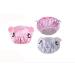 DeDz Lovely girl heart waterproof shower cap 3pack