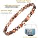 ENERCOPPEX 3500 Gauss Magnetic Targe Band - 99.99% Pure Copper Bracelet for Ladies | Adjustable Size Stylish & Therapeutic - Buy Online on GoSupps.com