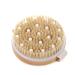 Bath Brush Round Head Brush Massage Rub Dry Brushing Body Brush Back Scrubber for Shower and Massage (11x11cm)