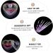 FOMIYES 3 Sets Nail Art Crystal Cup Nail Glass Dish Nail Crystal Bowl Container Nail Art Cup Nails Pen Holder Glass Cups with Lid Shot Glass with Lid Tool Abs Dedicated - Buy Online on GoSupps.com