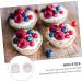 2pcs Cake Mold Silicone Bread Loaf Pan Mini Silicone Molds Silicone Baking Cups Muffin Ice Cream Candy Candle Molds Egg Tart Molds Mousse Chocolate Accessories Silica Gel White White 9X8X2.6CM - Buy Online on GoSupps.com