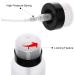 Lockable Pump Dispenser Bottle Set - 6.8oz (200ml) Pack of 3 for Nail Polish, Makeup Remover, Alcohol & Acetone - Buy Online on GoSupps.com