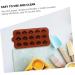 Alipis 10 Pcs Chocolate Mold Cookie Baking Soap Mold Silicone Lollipop Mold Muffin Silicone Molds Pudding Kitchen Frying Mould Ice Cube Trays Chocolate Baking Mold Ice Cubes Fondant Mold - Buy Online on GoSupps.com