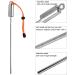 Diving Pointer - Stainless Steel Lobster Tickle Pointer Underwater Shaker with Lanyard (Orange) - Buy Online on GoSupps.com