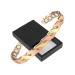 Triple magnetic bracelet made of pure copper for women arthritis healing pain relief therapy 2 magnets adjustable unisex women