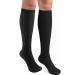 Support stockings with zip for women men compression stockings compression socks thrombosis socks that promote blood circulation in varicose veins XXL Black Black