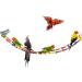 SunGrow Bird Ladder Bridge: Raw Wood & Edible Dye, 31 Inches, Easy Install, Durable, Flexible - Ideal for Small to Medium Birds - Buy Online on GoSupps.com