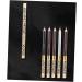 PLAFOPE 6 Pcs Double Head Eyebrow Pencil Eyebrow Pencil Black Waterproof Eyebrow Pen Uk Brows Brown Wooden - Buy Online on GoSupps.com