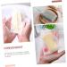 Healeved 8 Pcs Foaming Net Foam Soap Body Exfoliator Soap Sack Saver Pouch Net Bag for Soap Pe White - Buy Online on GoSupps.com