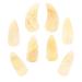 WOFASHPURET 8pcs Guzheng nails Finger Nail Protectors guzheng picks Guzheng Finger Picks gadgets for kids ukelele picks guitar picks Fingertip Protection Covers horns child Ukulele Accessories 2.7X1.2X0.1CM Yellow
